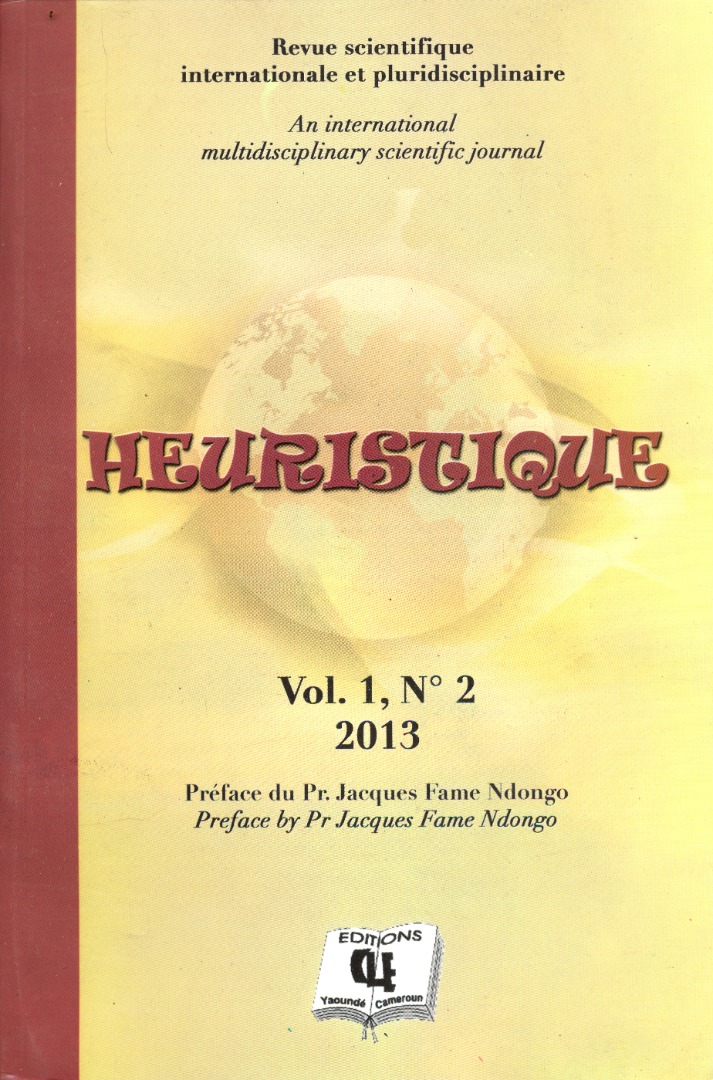 Heuristique Vol. 1, N°2